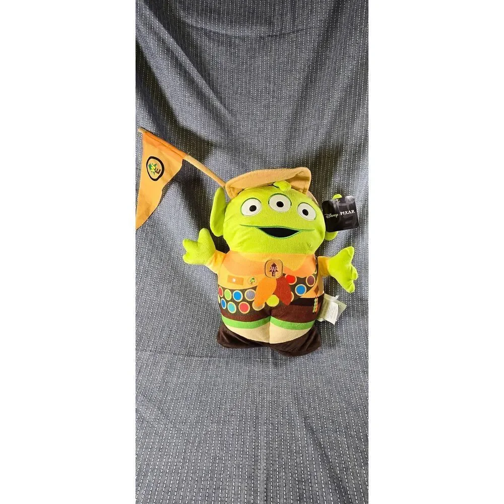 Disney Pixar Toy Story Up Alien Plush Stuffed Pillow Buddy - Super Soft Polyeste